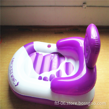 overwater purple inflatable mattress,inflatable lounge chair,floating mat